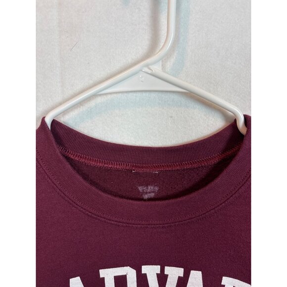 Harvard Youth Sweatshirt Maroon Pullover Crewneck - Picture 3 of 9